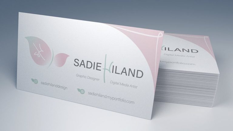 Business Cards - Sadie Hiland Graphic Design